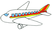 飛行機に乗るとき